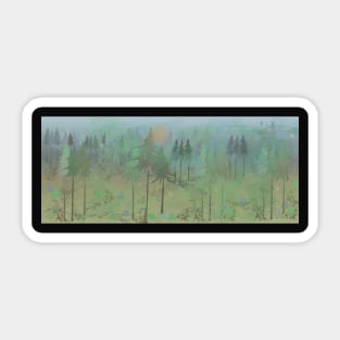 Green Forest Sticker